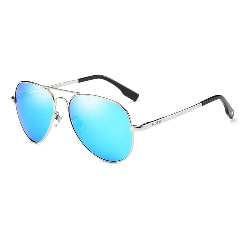 Aidien Unisex Full Rim Alloy Oval Myopic Reading Glasses Sunglasses 6606 - Stylish Prescription Eyewear for Reading & Outdoor Use