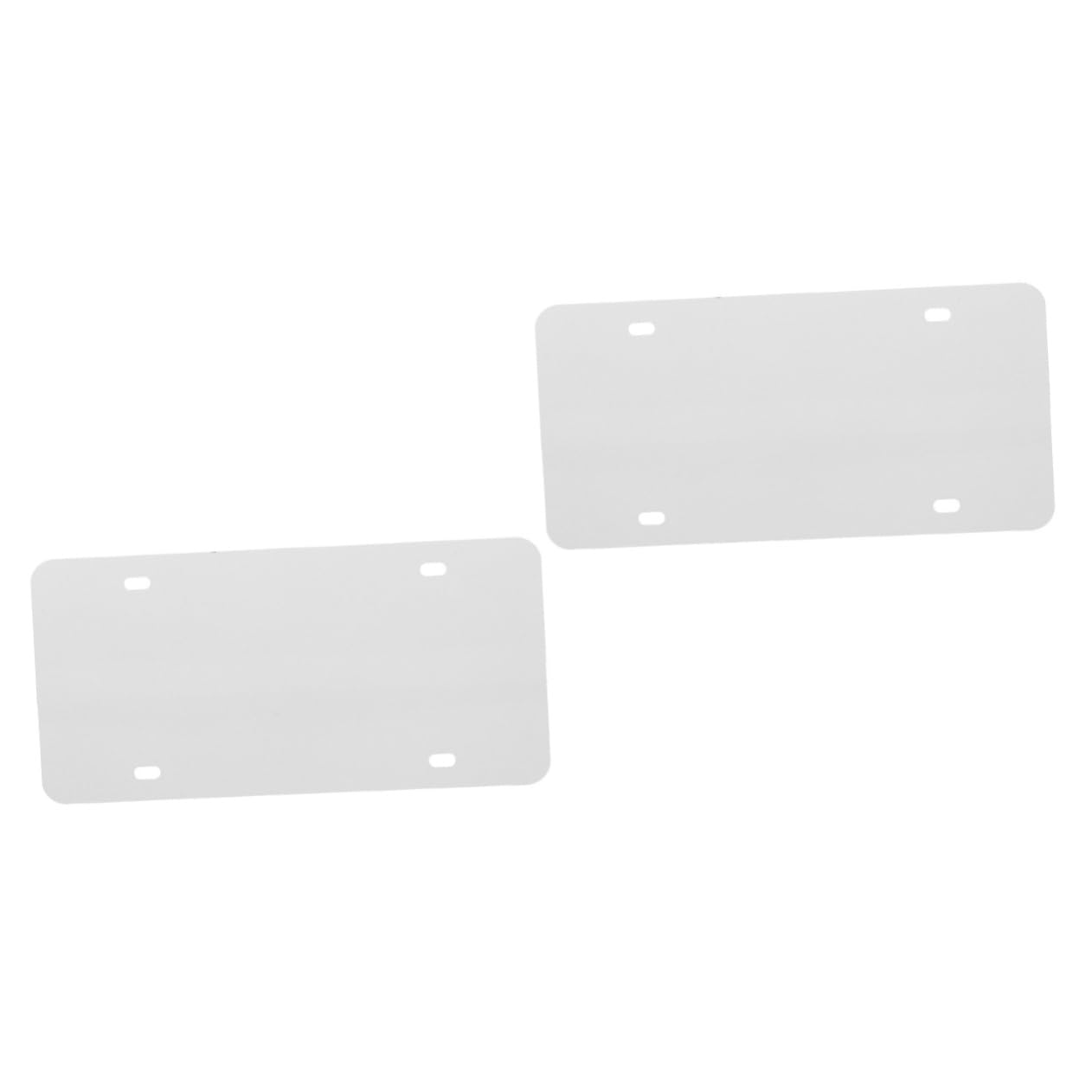 iplusmile 2pcs Blank Metal License Plates for DIY Sublimation - Custom Car Tag Frames for Personalized Vehicle Decoration & Gift Ideas