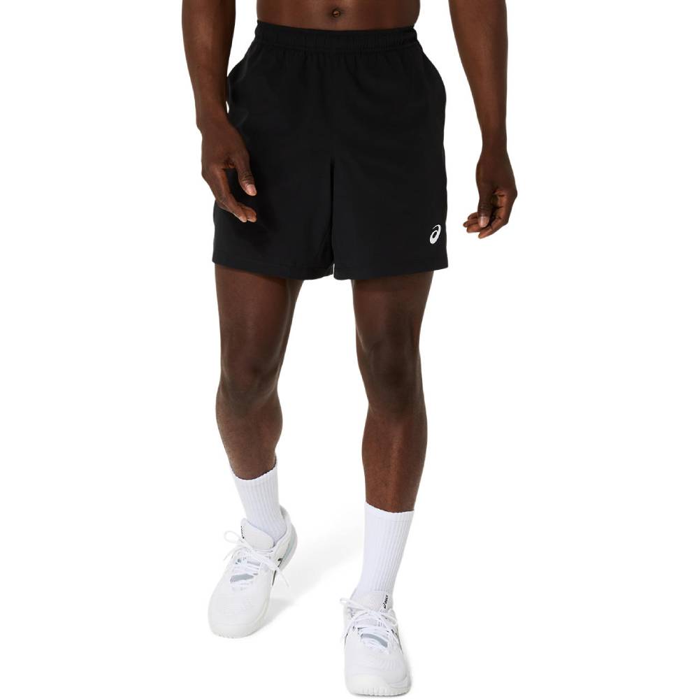 ASICS Men's Court 7-Inch Performance Running Shorts - Lightweight Quick-Dry Athletic Shorts for Basketball, Tennis & Gym Workouts (Black)