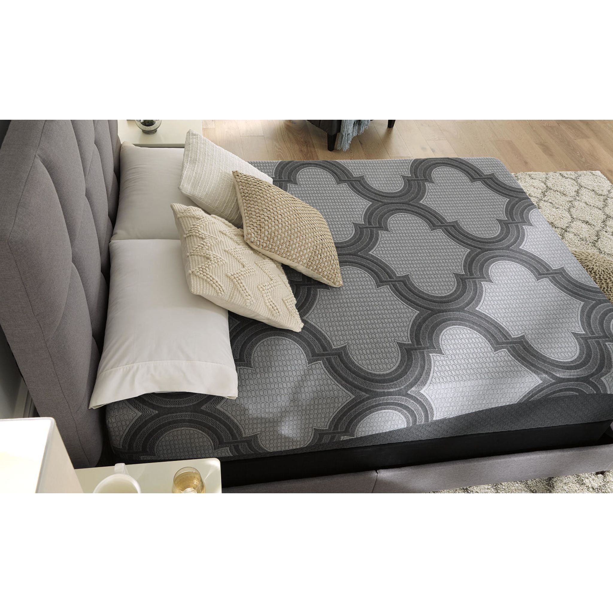 Ashley Sleep 1100 Hybrid Mattress - Queen Size, Medium Firm, Cooling Gel Memory Foam & Pocketed Coils for Back Pain Relief | Perfect for Side Sleepers & Couples | Bedroom, Guest Room, Apartment Use