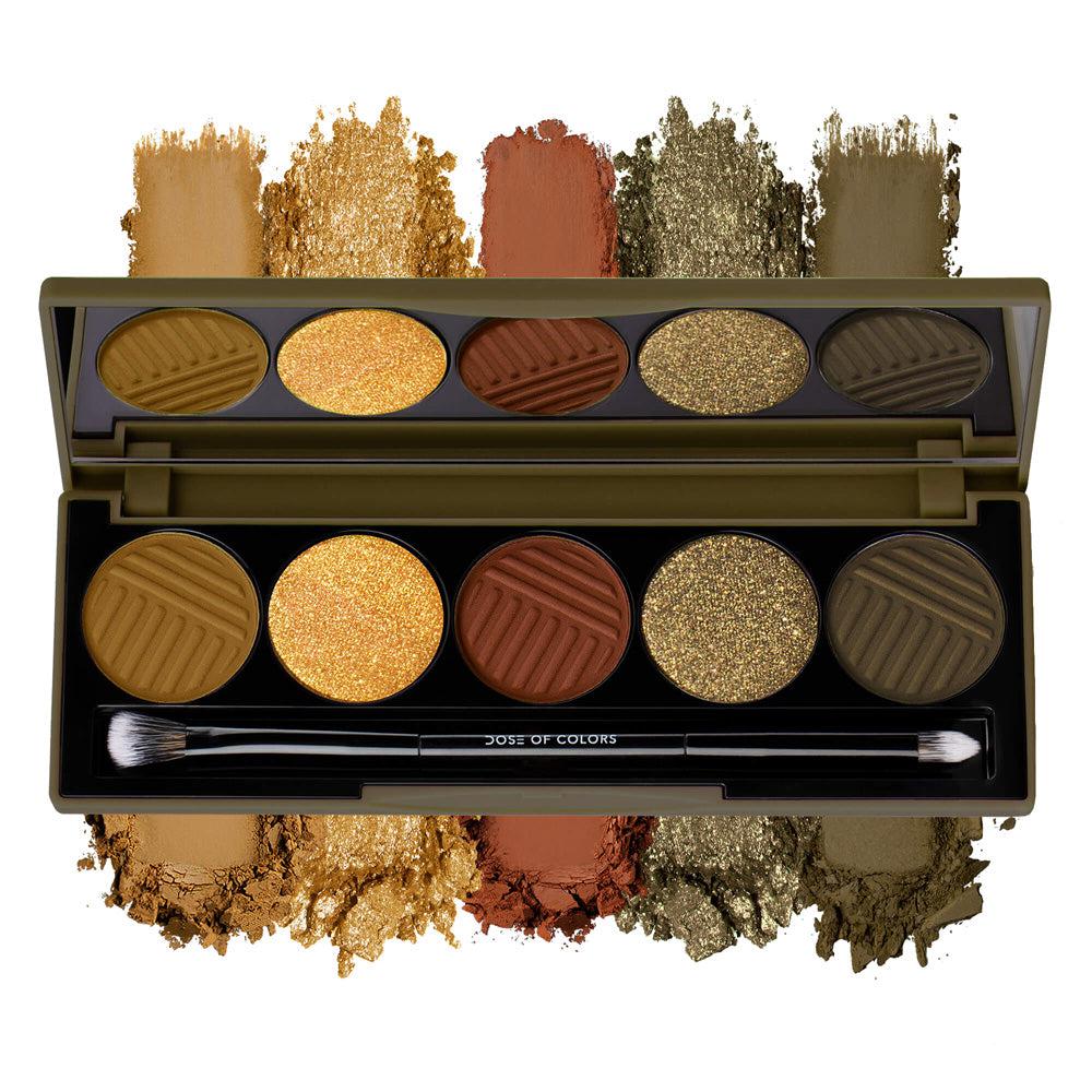 Dose of Colors Cutting Edge Eyeshadow Palette - Highly Pigmented, Long-Lasting Makeup for Professional & Everyday Looks - Perfect for Parties, Weddings & Special Occasions