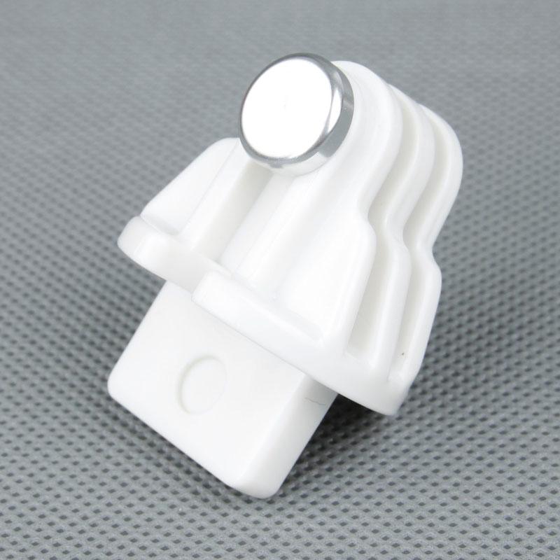 10-Piece White Action Camera Board Mount Set - Secure Mounting for Surfing, Snowboarding & Skateboarding Accessories