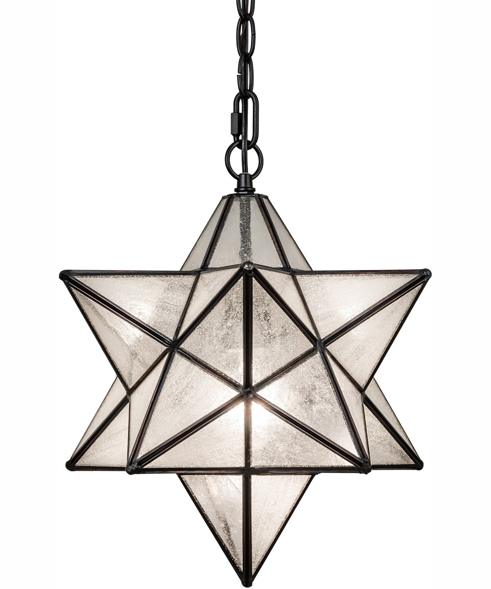 12 Inch Wide Moravian Star Pendant - Elegant Christmas Ornament for Tree Decor, Holiday Home Decoration & Festive Party Lighting