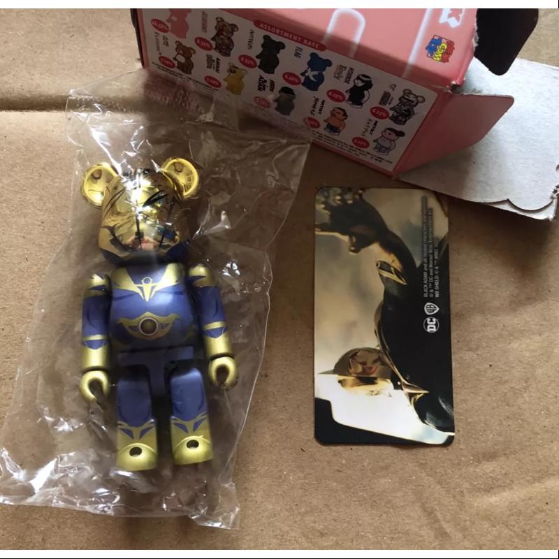 Bearbrick Series 45 Secret Dr. Fate Black Adam 100% Collectible Figure - DC Comics Superhero Vinyl Art Toy for Display & Collection