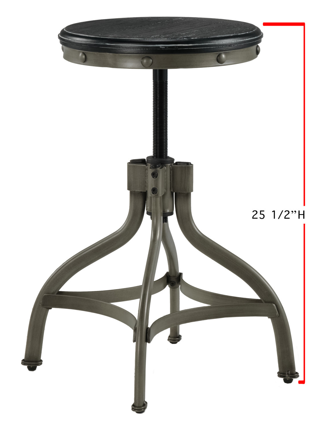 Modern Grey Blake Stool - Stylish Bar Stool for Kitchen Island, Dining Room & Home Decor | Durable & Comfortable Seating