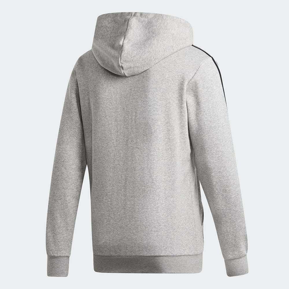 adidas Men's Essentials 3-Stripes Fleece Hoodie - Soft Warm Pullover Sweatshirt for Casual Wear, Gym & Outdoor Activities