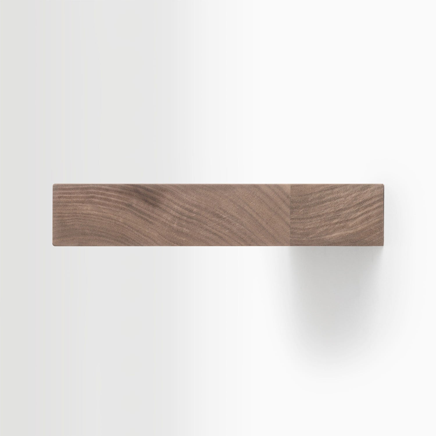 Aksel Unfinished Walnut Floating Shelf - Handmade Solid Wood Wall Shelf for Living Room, Kitchen, Bathroom Decor - Perfect for Displaying Plants, Books, and Home Decor