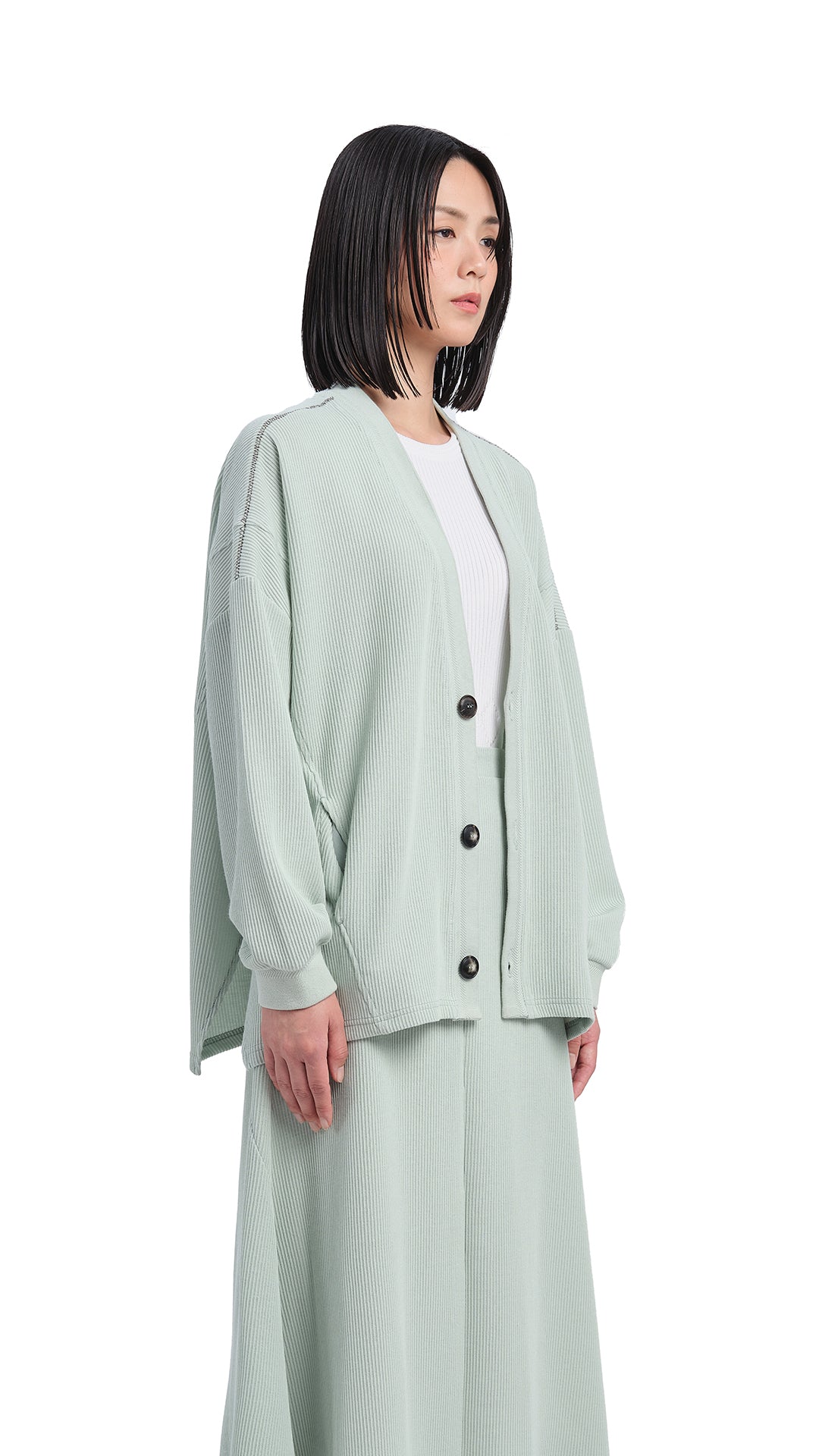Oversized Cut Sewn Cardigan for Women - Soft & Cozy Long Sleeve Open Front Sweater | Perfect for Fall, Winter, Layering & Casual Outfits