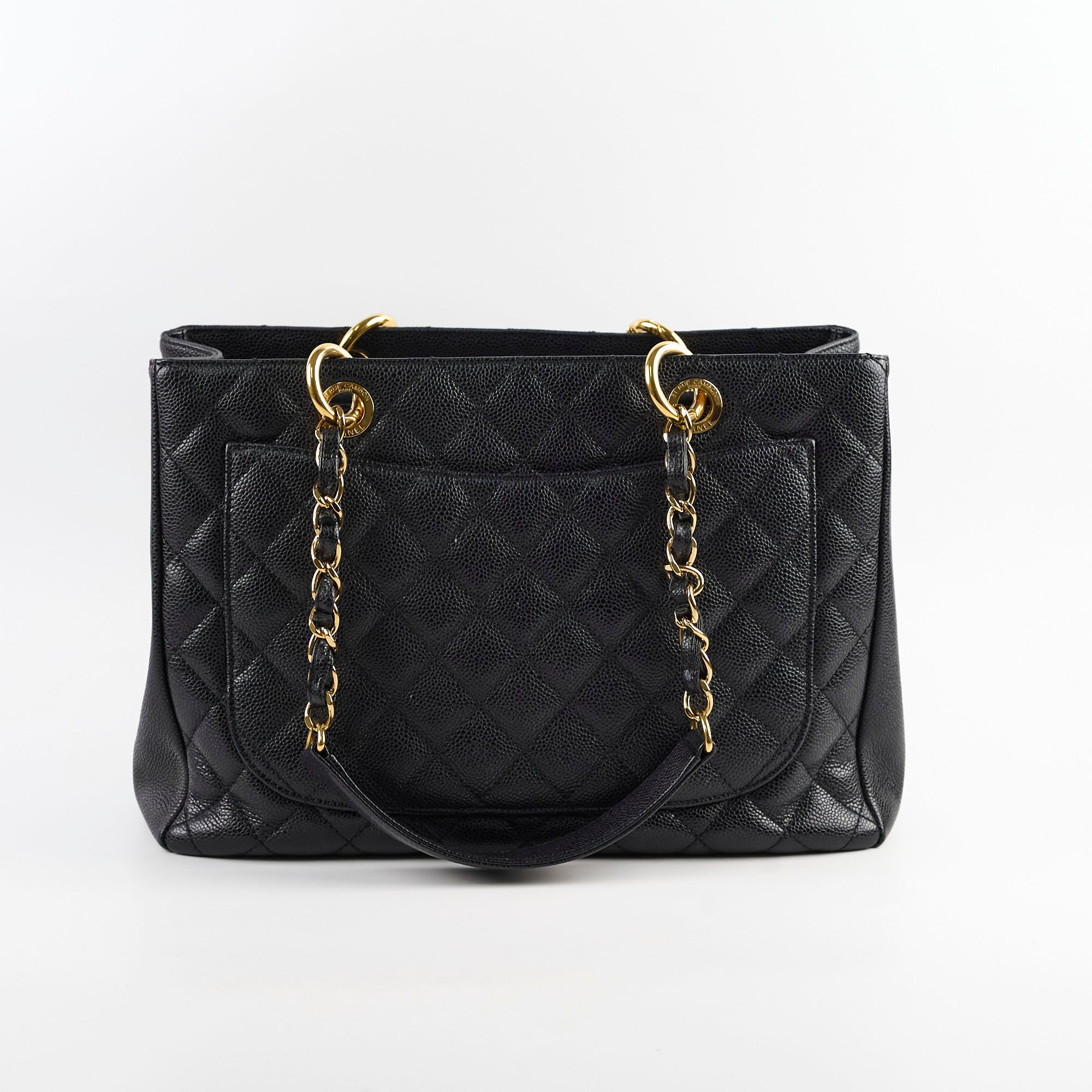 Chanel Caviar Leather Grand Shopping Tote GST Handbag in Black - Luxury Designer Tote Bag for Women, Perfect for Work, Travel & Everyday Use