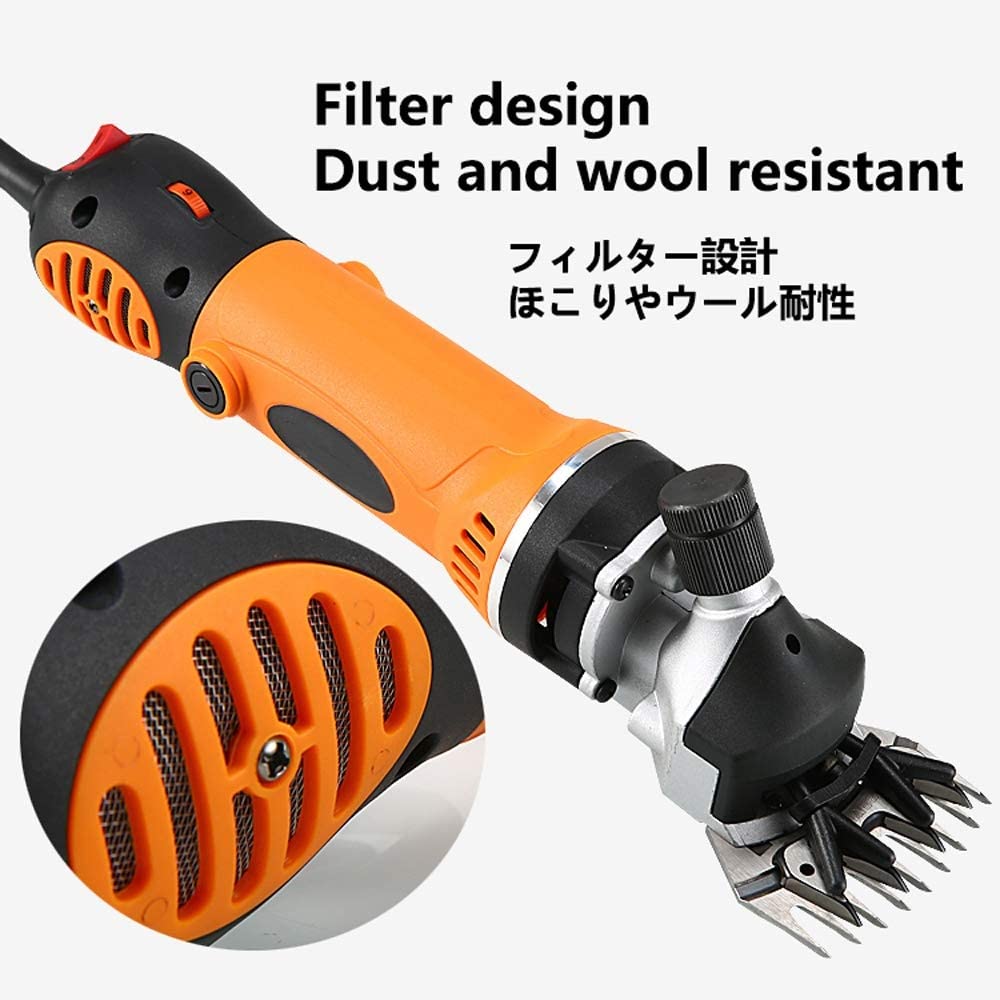 980W Professional Electric Sheep Shears - Heavy Duty Sheep Shearing Machine for Wool & Livestock Grooming | Perfect for Farm, Ranch & DIY Animal Hair Trimming