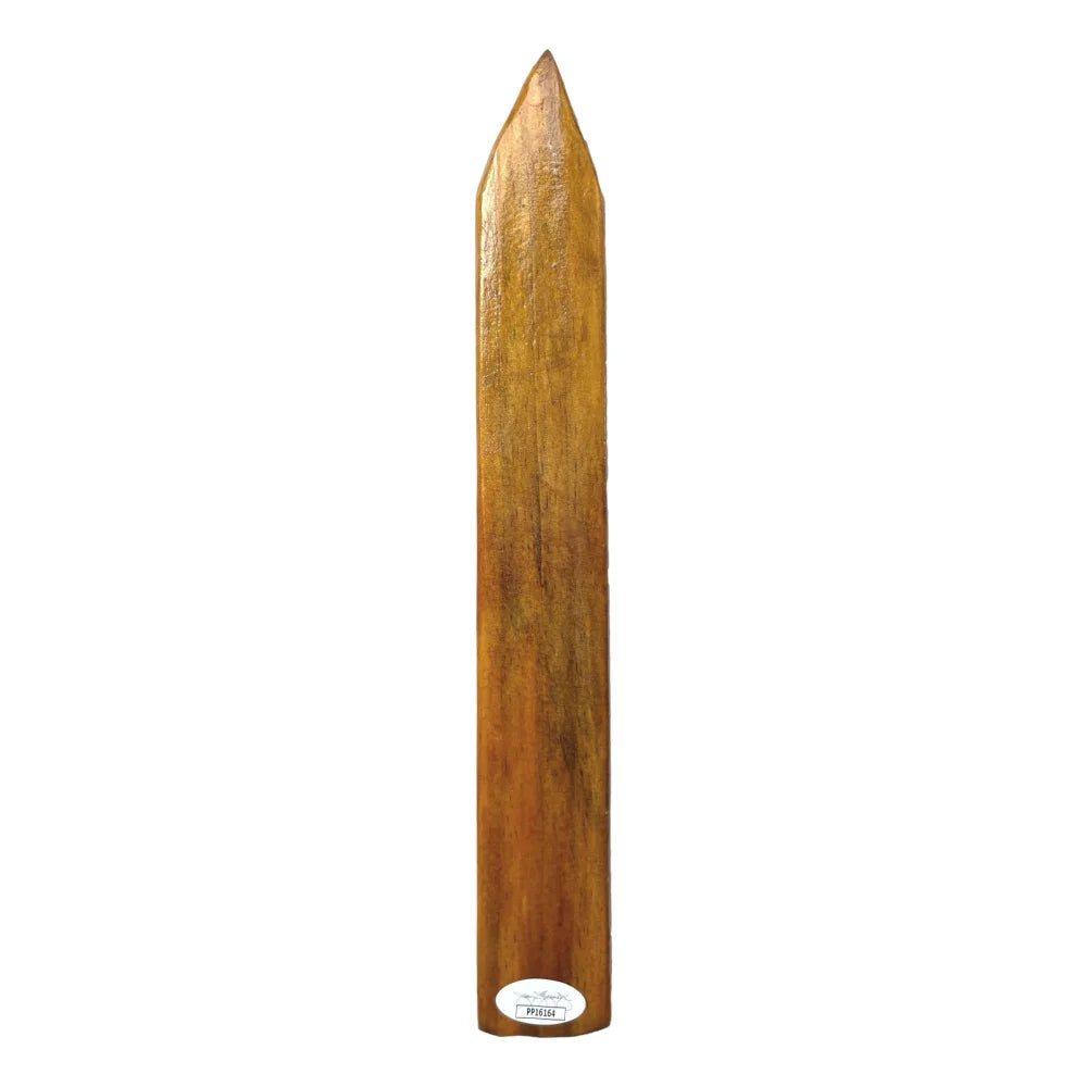 Kristy Swanson Autographed Buffy the Vampire Slayer Wooden Stake with JSA COA - Signed Collectible for Horror Fans & TV Memorabilia Display