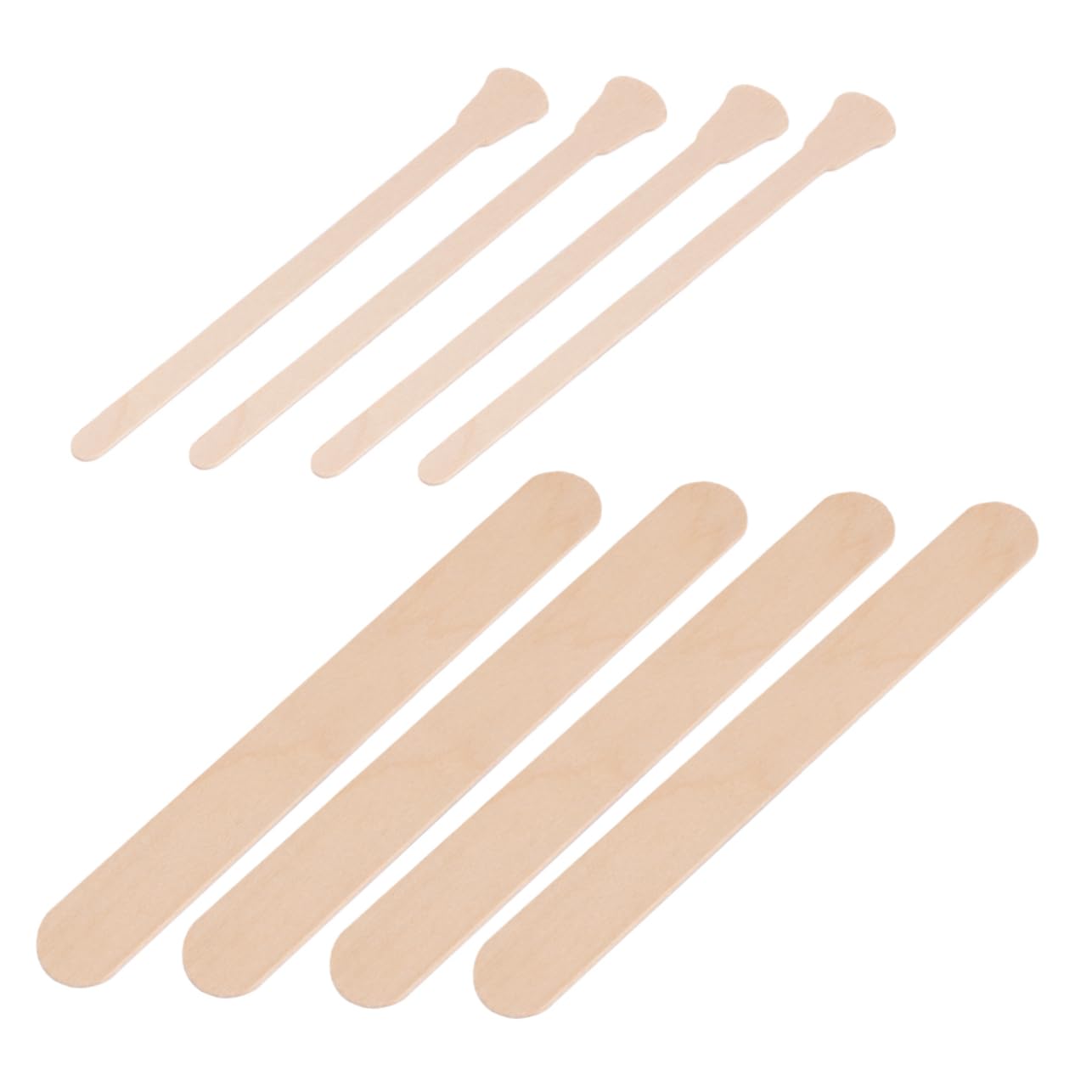 IPetboom 200pcs Eyebrow Waxing Kit - Wax Strips, Waxing Sticks, Lint Beads & Wooden Spatulas for Hair Removal | At-Home Eyebrow Shaping & Facial Hair Removal