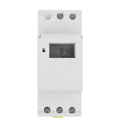 Digital LCD Programmable Timer Switch THC 15A 110V-220V AC/DC - Perfect for Home Automation, Appliances & Energy Saving