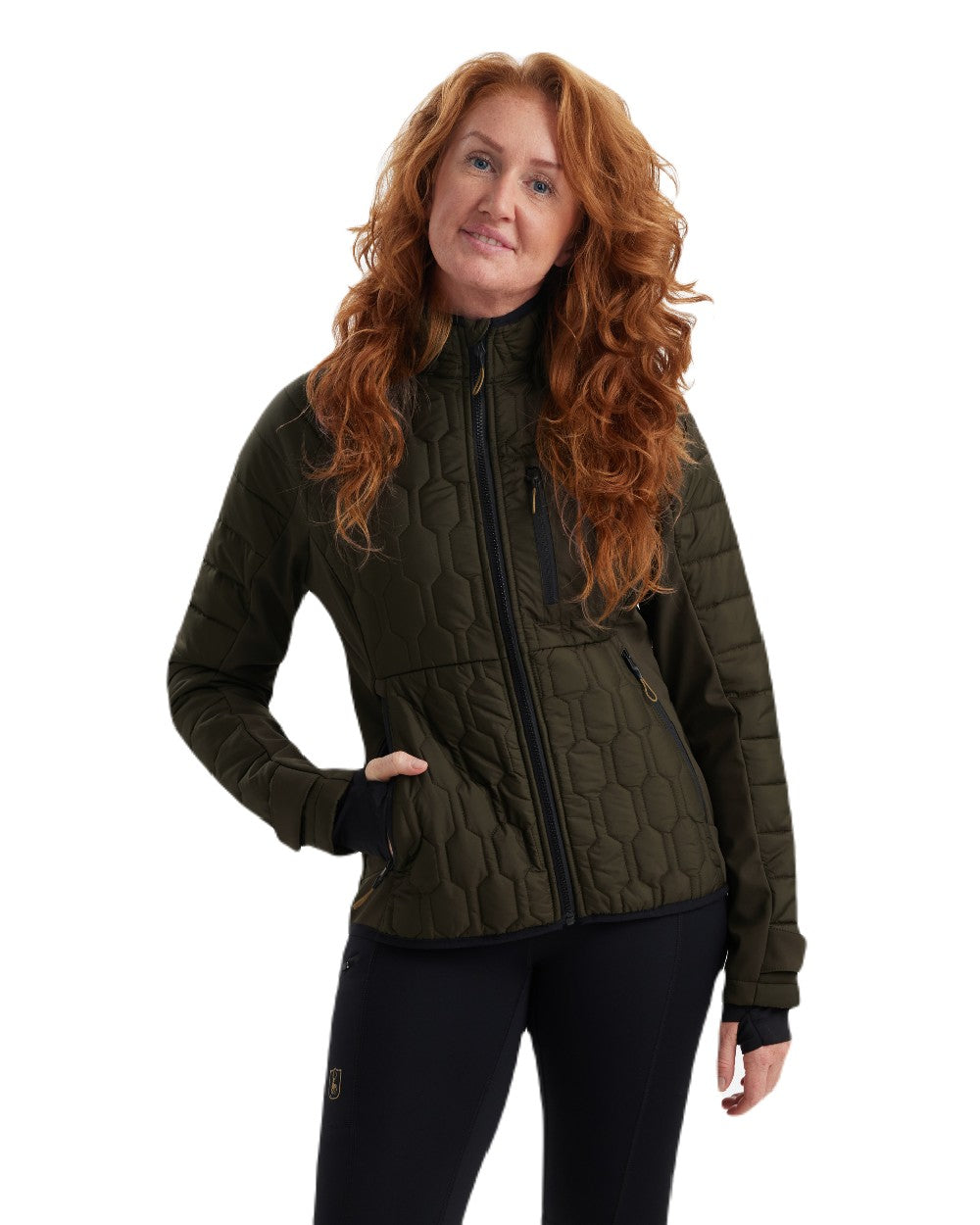 Deerhunter Women's Mossdale Quilted Jacket - Lightweight Waterproof Outdoor Coat for Hiking, Camping & Winter Wear