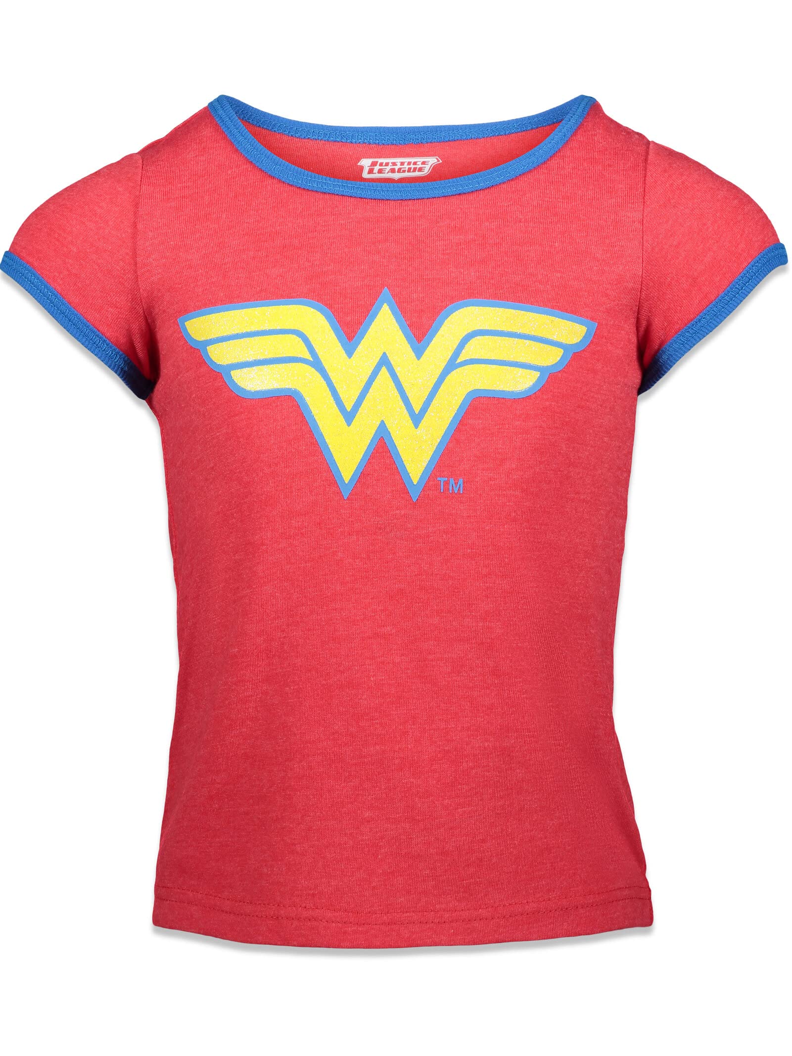 DC Comics Justice League Wonder Woman 3 Pack Girls T-Shirts (Toddler to Big Kid Sizes) - Superhero Costume, Birthday Gift & Casual Wear for Kids