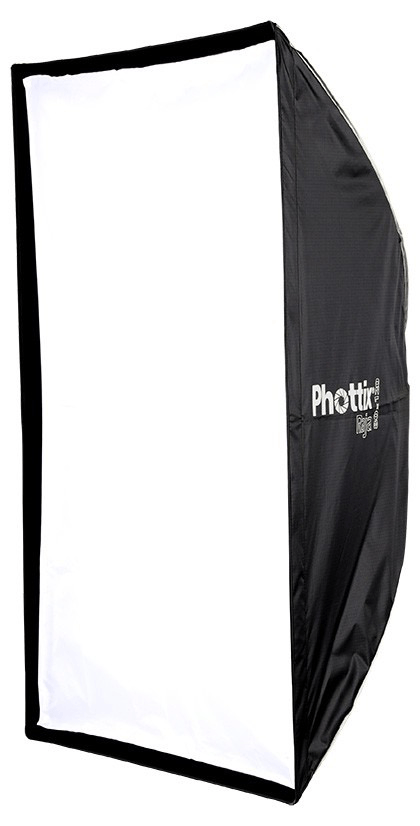 Phottix Raja Quick Folding Softbox 32x47In (80x120cm) with Bowens Style S Mount - Professional Photography Lighting Diffuser for Studio & Portrait Shoots