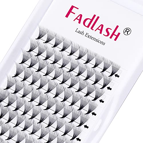3D 4D 6D 7D 8D 10D 13D Volume Eyelash Extensions - Premade Fans with Pro Point Thin Base (13D-0.07-D, 9mm) for Professional Salon & Home Use - Perfect for Bridal, Party & Special Occasion Makeup