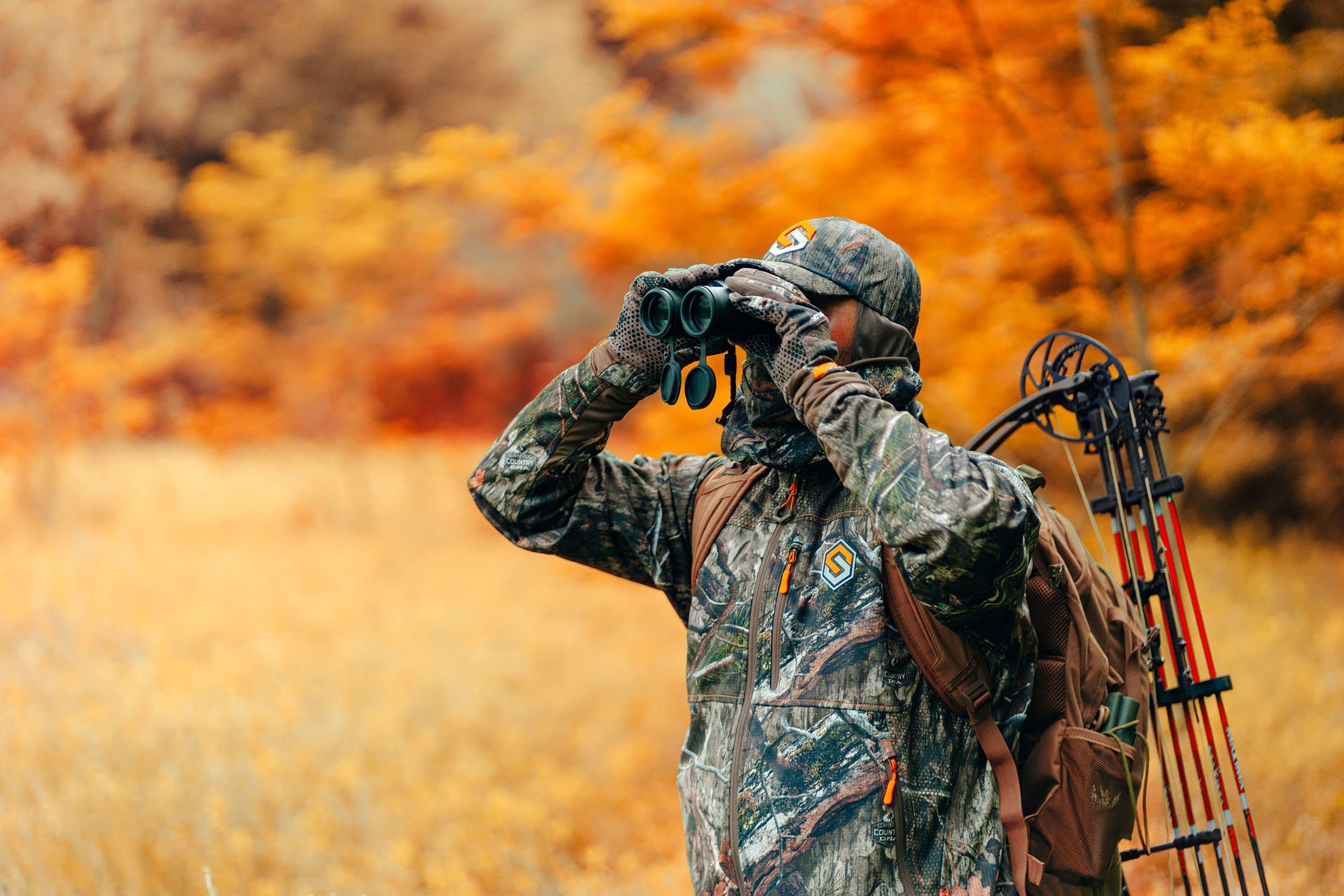 ScentLok Savanna Lightweight Camo Hunting Gloves for Men & Women - Breathable Shooting Gloves for Archery, Target Practice & Outdoor Adventures - Perfect for Hunting, Range Shooting & Wilderness Exploration | Ideal for Deer Hunting, Bow Hunting & Tactical Training in All Seasons | Great for Cold Weather Hunting, Camping & Survival Gear Enthusiasts