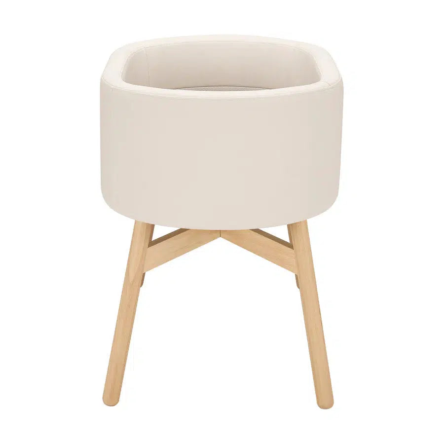 Babyletto Capsule Bassinet in Ivory - Portable & Lightweight Crib for Newborns | Perfect for Nursery, Bedroom & Travel Use
