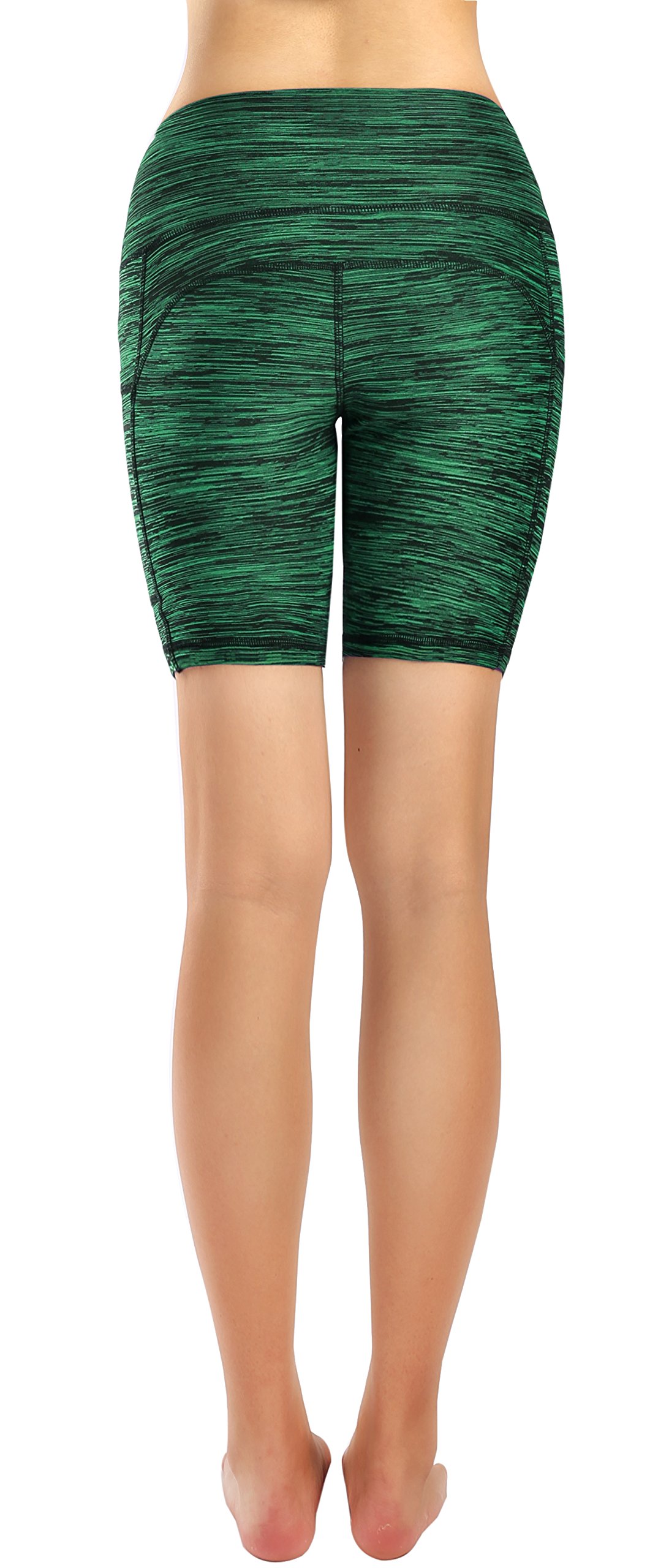 Zinmore Women's High Waisted Yoga Shorts - Breathable Workout Running Shorts for Fitness, Exercise & Gym - Perfect for Yoga, Pilates, Running & Active Lifestyle