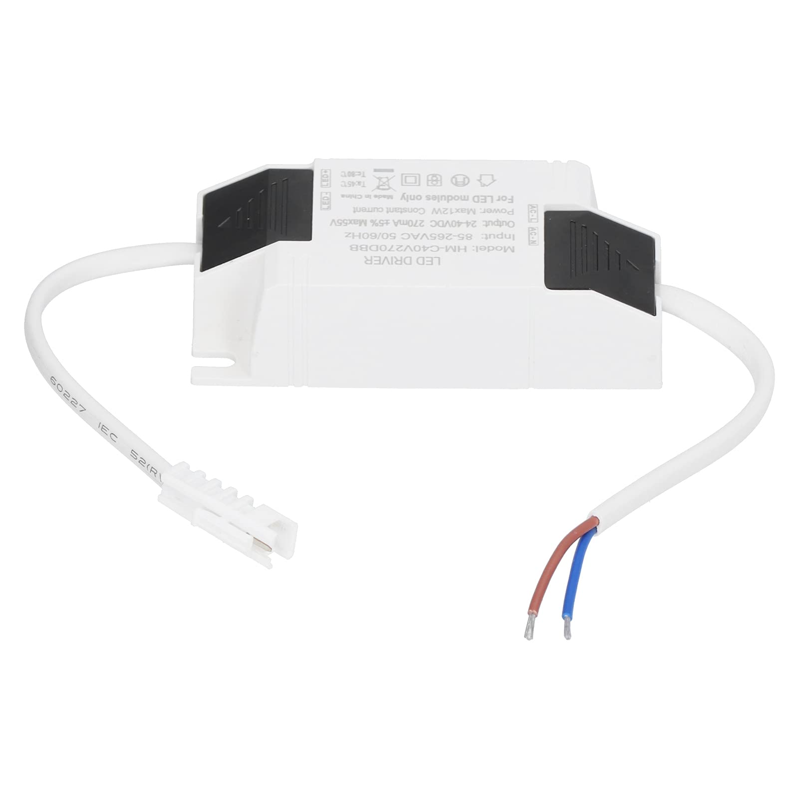 High Power Factor LED Driver Adapter - Insulated Electrical Maintenance for Lamp Repair & Replacement - Perfect for Home, Office, and Commercial Lighting Fixtures