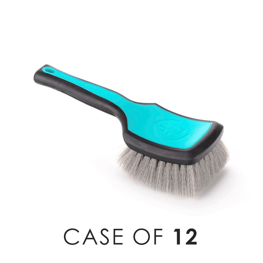 ProGrip Heavy Duty Tire Brush with Case - Premium Car Wheel Cleaning Tool for Auto Detailing & Maintenance - Perfect for Cars, Trucks, SUVs & Motorcycles