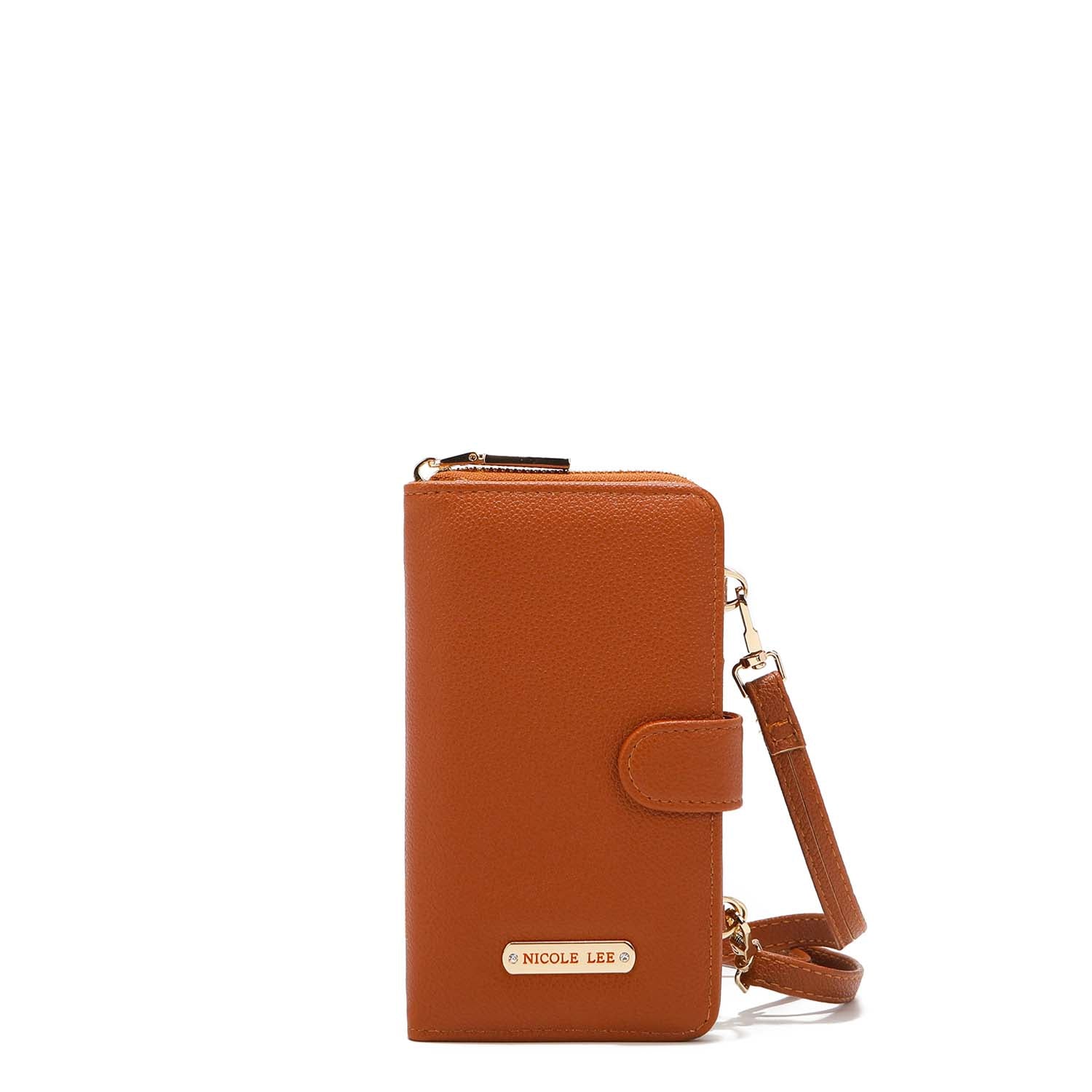2-Piece Solid Phone Case with Crossbody Wallet - Stylish & Secure for iPhone & Samsung - Perfect for Travel, Shopping & Everyday Use