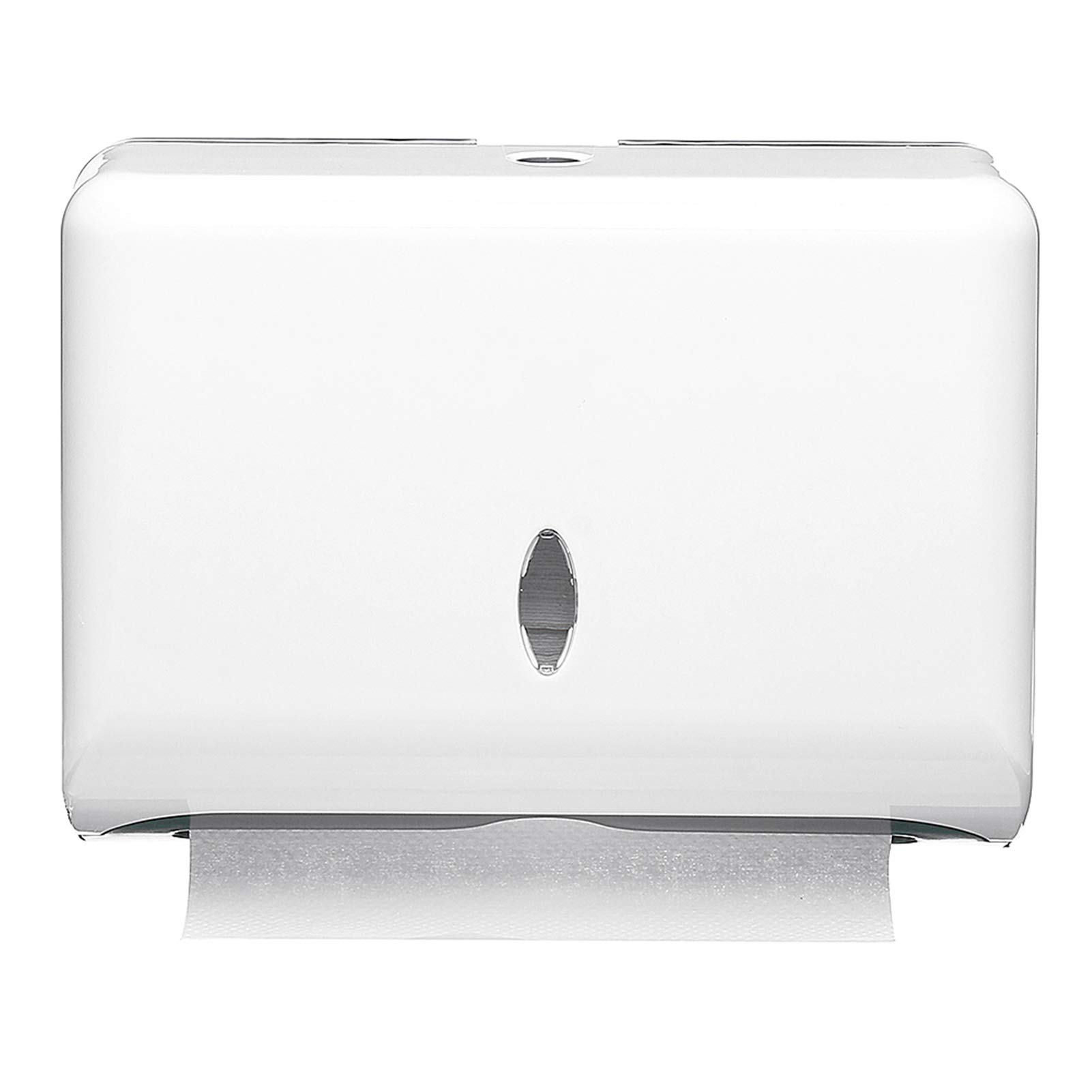 AILELAN Commercial Paper Towel Dispenser Wall Mount - White Multifold/C-Fold Toilet Tissue Holder for Kitchen, Restroom & Office Decor | Perfect for Restaurants, Hotels & Public Washrooms