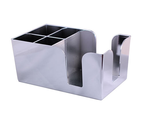 5-Compartment Bar Caddy with Multiple Color Options - Perfect for Home Bars, Parties & Kitchen Organization
