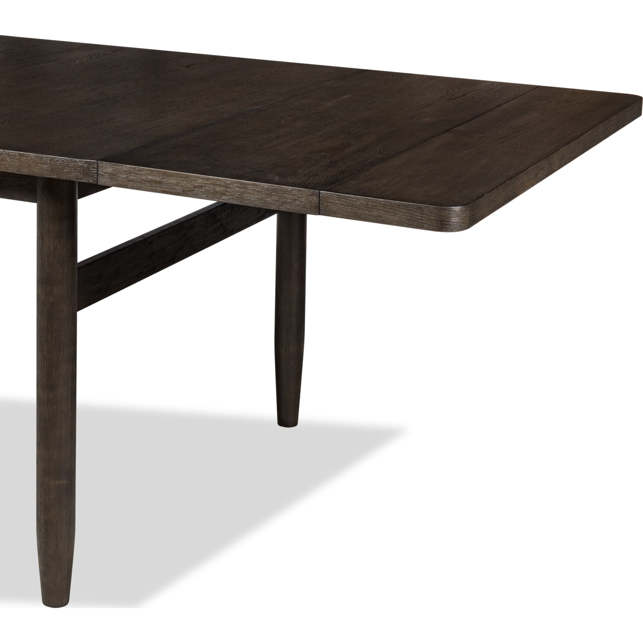 Rockport Double Extension Dining Table - Expandable Wooden Dining Table for 6-10 People - Perfect for Family Gatherings & Dinner Parties