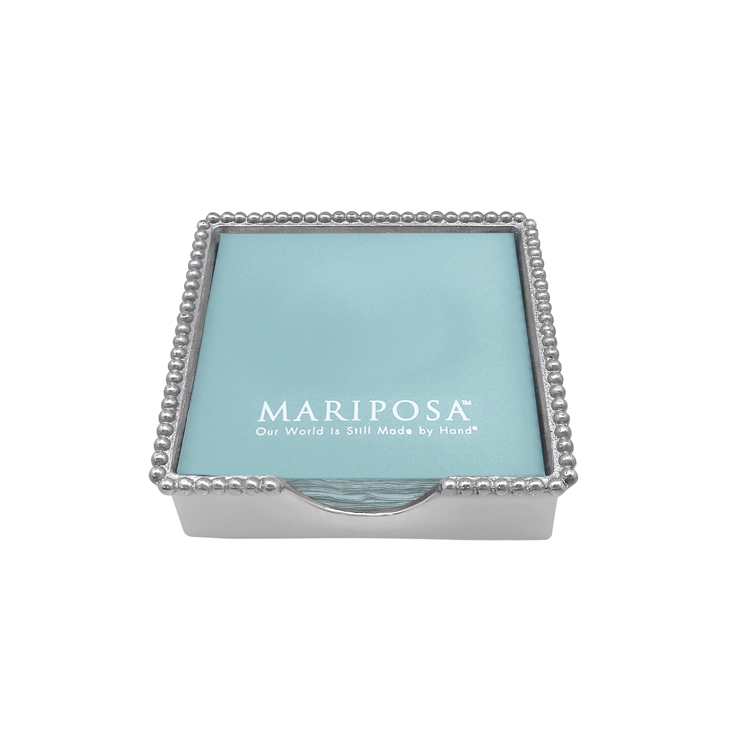 Elegant Beaded Cocktail Napkin Holder Box with Insert - Perfect for Wedding, Bridal Shower, and Party Decor