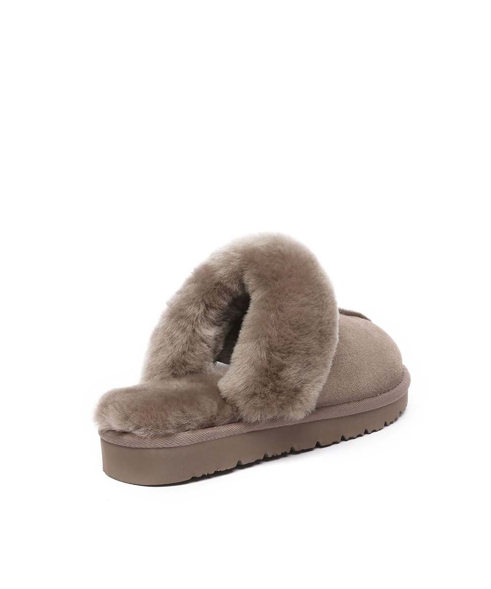 Cozy Women's Sala Wool Slippers - Soft Indoor/Outdoor House Shoes for Winter Comfort & Warmth - Perfect for Home, Office & Travel Use