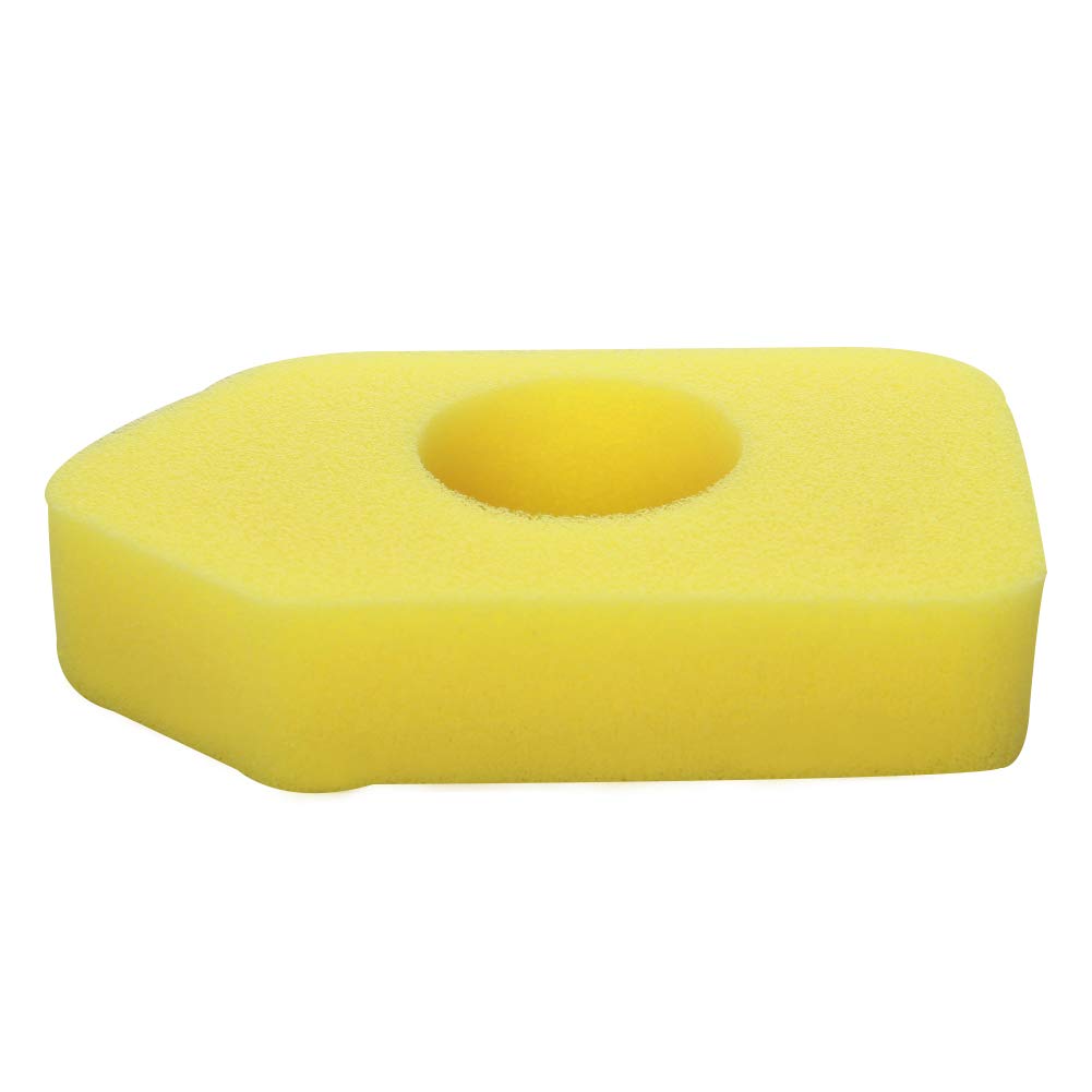 Othmro 2PCS Replacement Cotton Air Filter Cleaner - Polygon Yellow for Lawn Mowers, Tractors & Outdoor Power Equipment - High Efficiency Dust & Pollen Protection