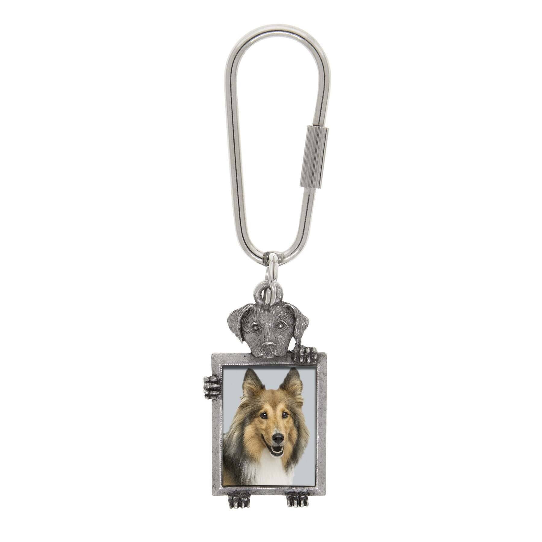 1928 Vintage Dog Jewelry Picture Carabiner Keychain - Perfect for Pet Lovers, Key Organization & Gifts