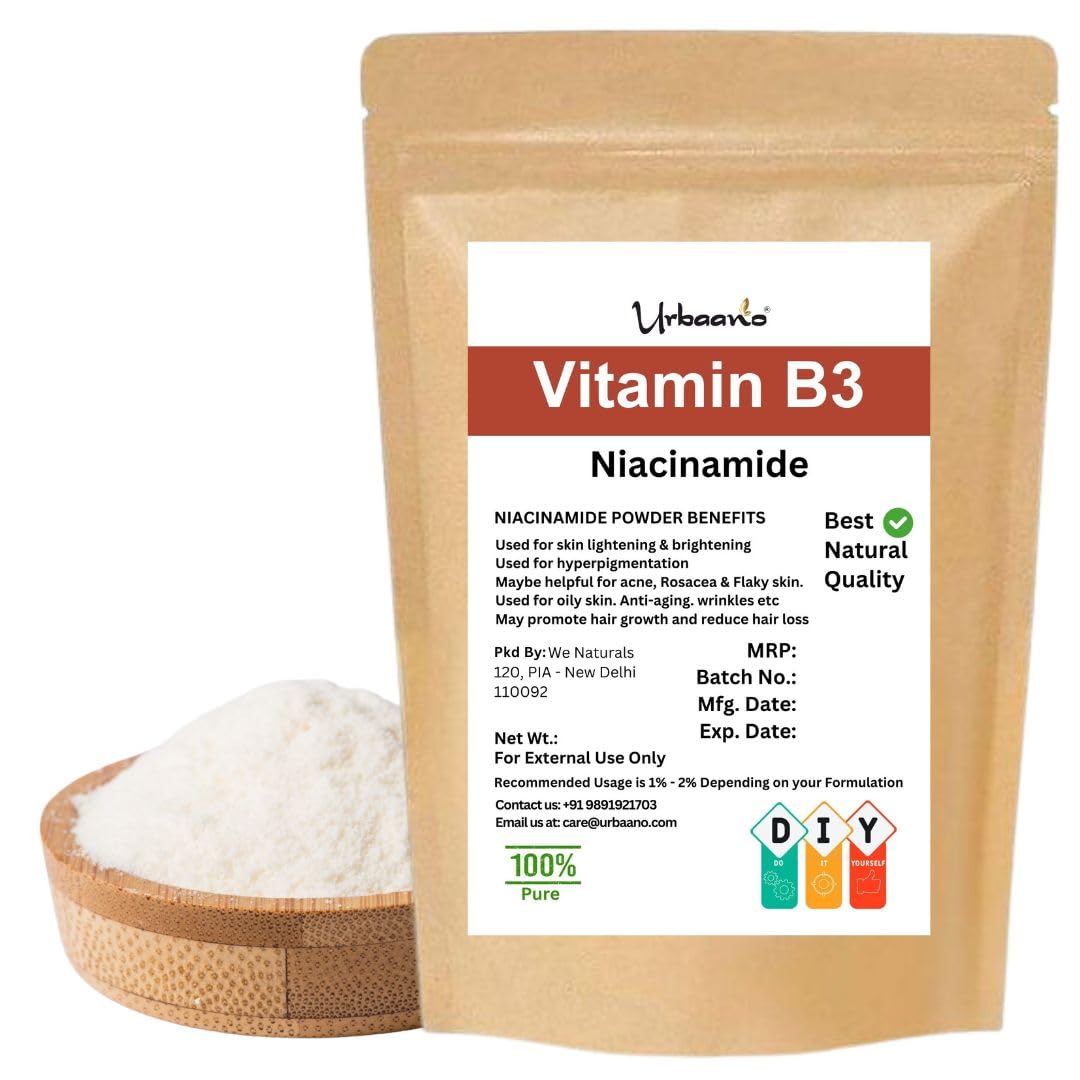 Niacinamide Powder (Vitamin B3) for DIY Skincare - Minimize Pores, Reduce Wrinkles & Fine Lines, Balance Oil Production | Perfect for Serums, Creams & Face Masks