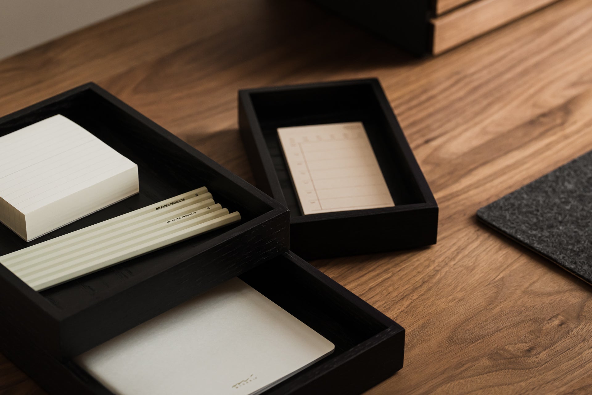 Premium Stackable Valet Trays Set - 3-Piece Organizer for Keys, Wallet & Jewelry | Perfect for Entryway, Dresser & Nightstand Organization