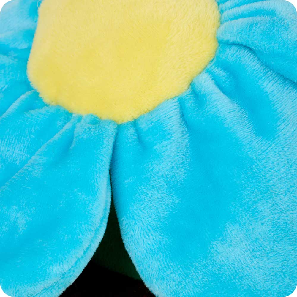 Blue Flower Pot Warmies - Microwaveable Heating Pad for Pain Relief & Stress Relief - Perfect for Home, Office, and Gifts