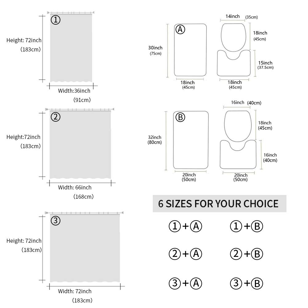 4PCS Non-Slip Bath Mat Set - Christmas Decor for Bathroom & Shower