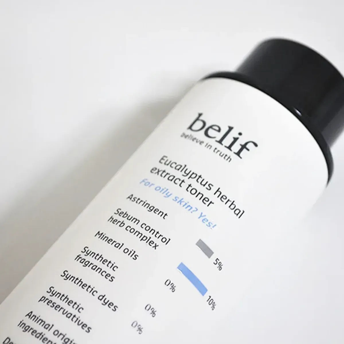 Belif Eucalyptus Herbal Extract Toner 200ml - Soothing Facial Toner for Oily & Acne-Prone Skin | Refreshing Hydration & Pore Care | Perfect for Daily Skincare Routine & Post-Workout Refreshment