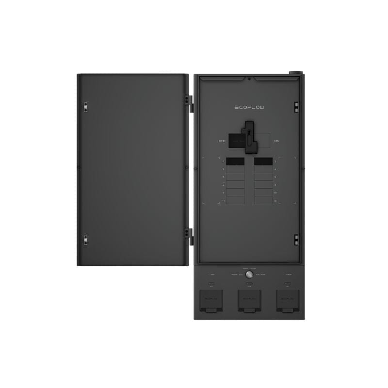 EcoFlow Smart Home Panel 2 - 8000W Solar Generator Transfer Switch for Whole House Backup Power | Off-Grid & Emergency Power Solution for Home, RV, Camping