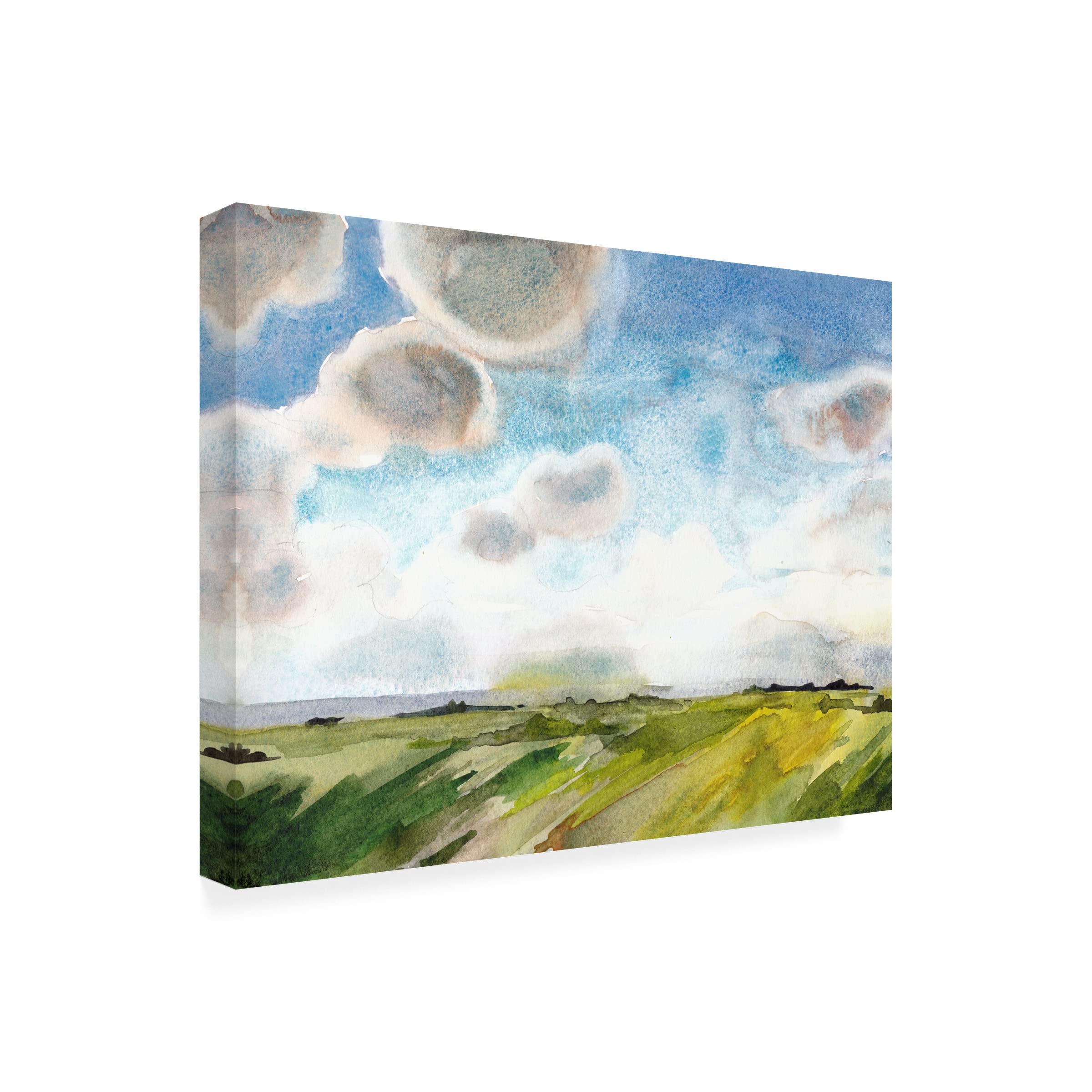 Paul McCreery 'May Sky Studies III' Canvas Wall Art Print - 18x24 Inches - Modern Home & Office Decor - Perfect for Living Room, Bedroom or Gallery Display