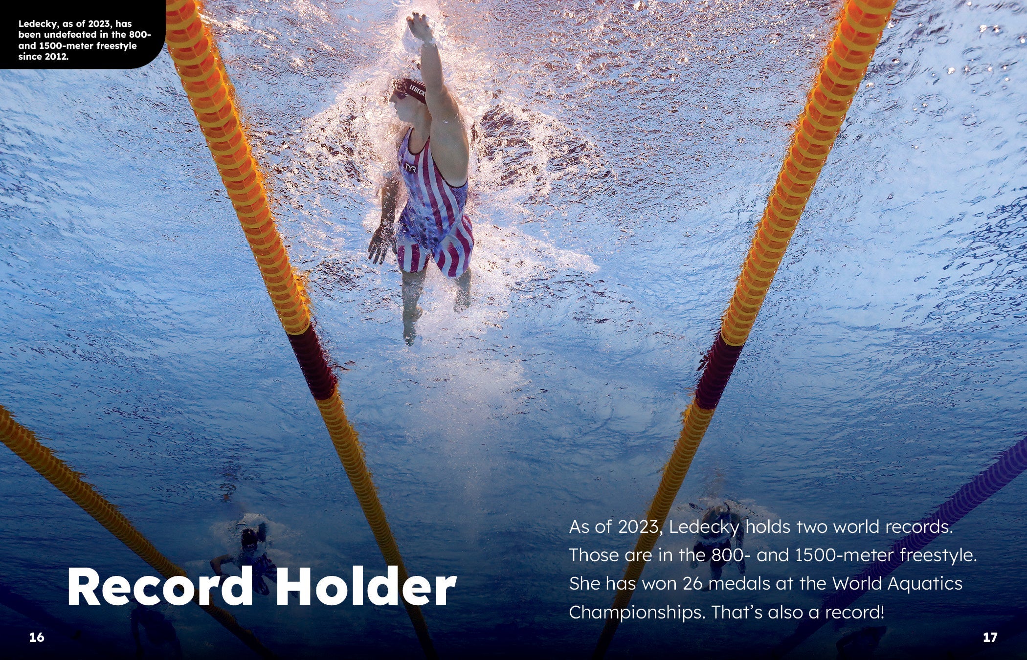 Katie Ledecky Biography - Olympic Swimming Champion & World Record Holder | Inspirational Story for Athletes & Swimming Enthusiasts
