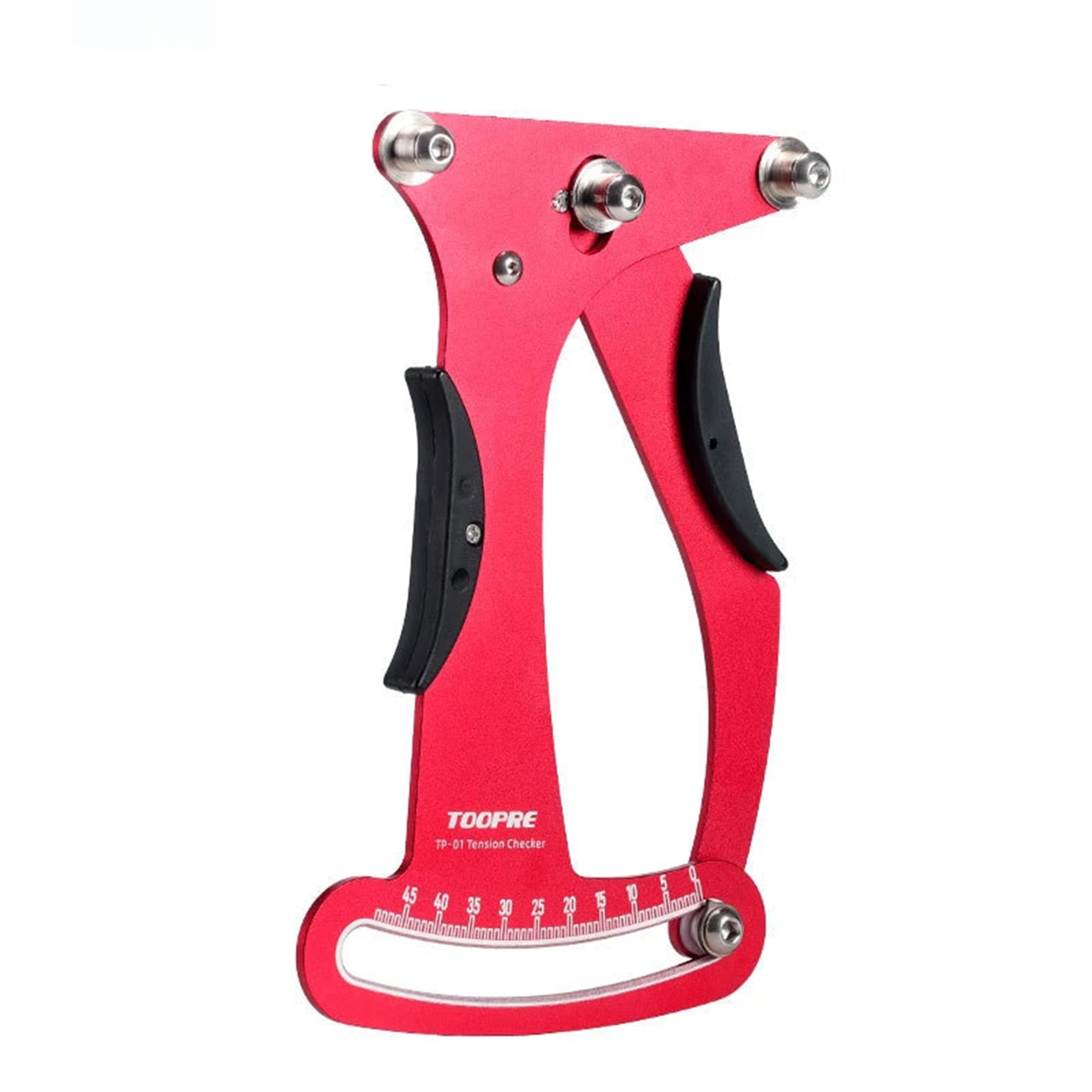 Spoke Tension Meter - Precision Wheel Measurement Tool for Bicycle Maintenance | Aluminum Alloy Construction | Red Color | Perfect for Bike Repair Shops & Cycling Enthusiasts