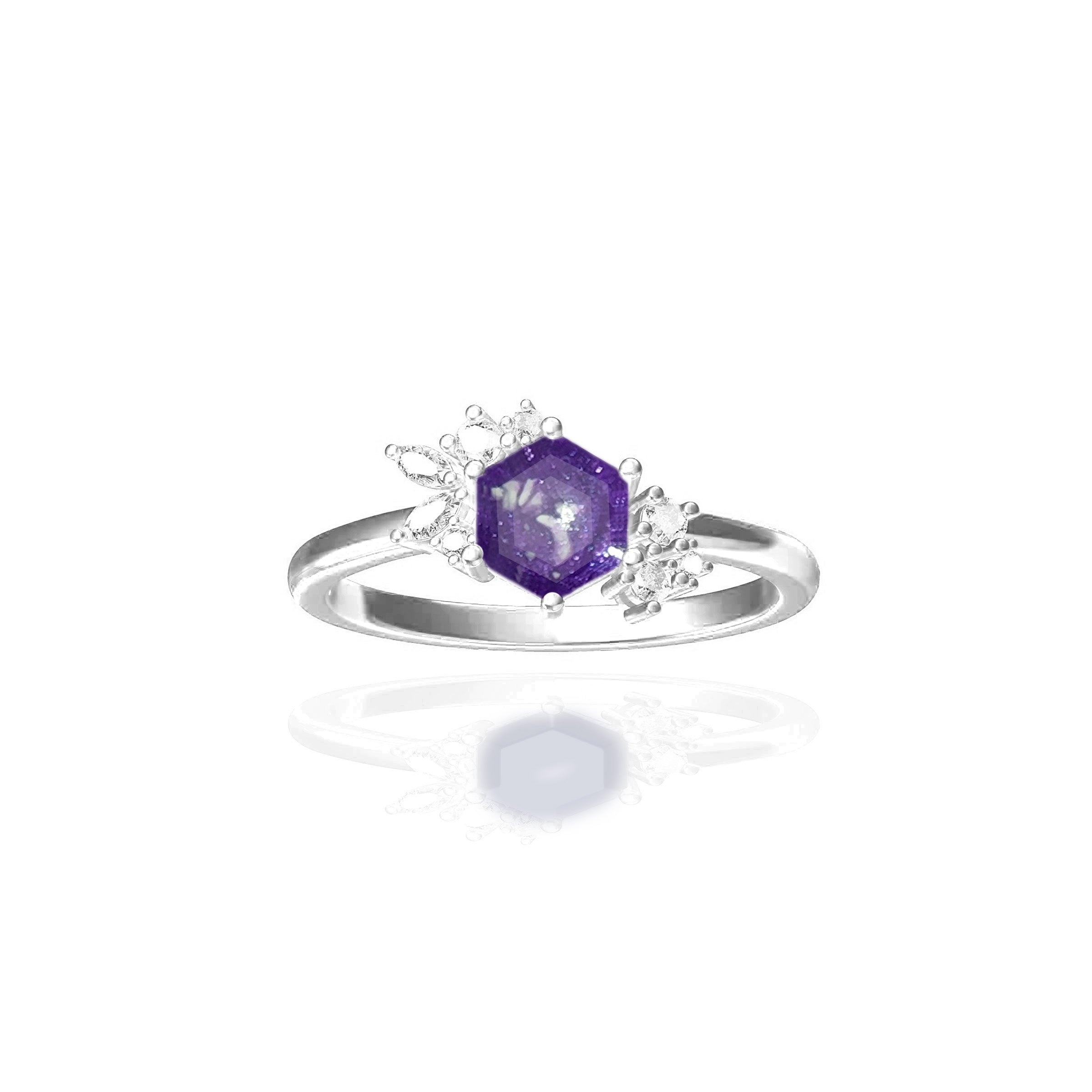 Eternal Memory Ashes Ring - Cremation Jewelry for Loved Ones | Memorial Keepsake for Grieving & Remembrance - Perfect for Funerals, Memorials & Everyday Wear