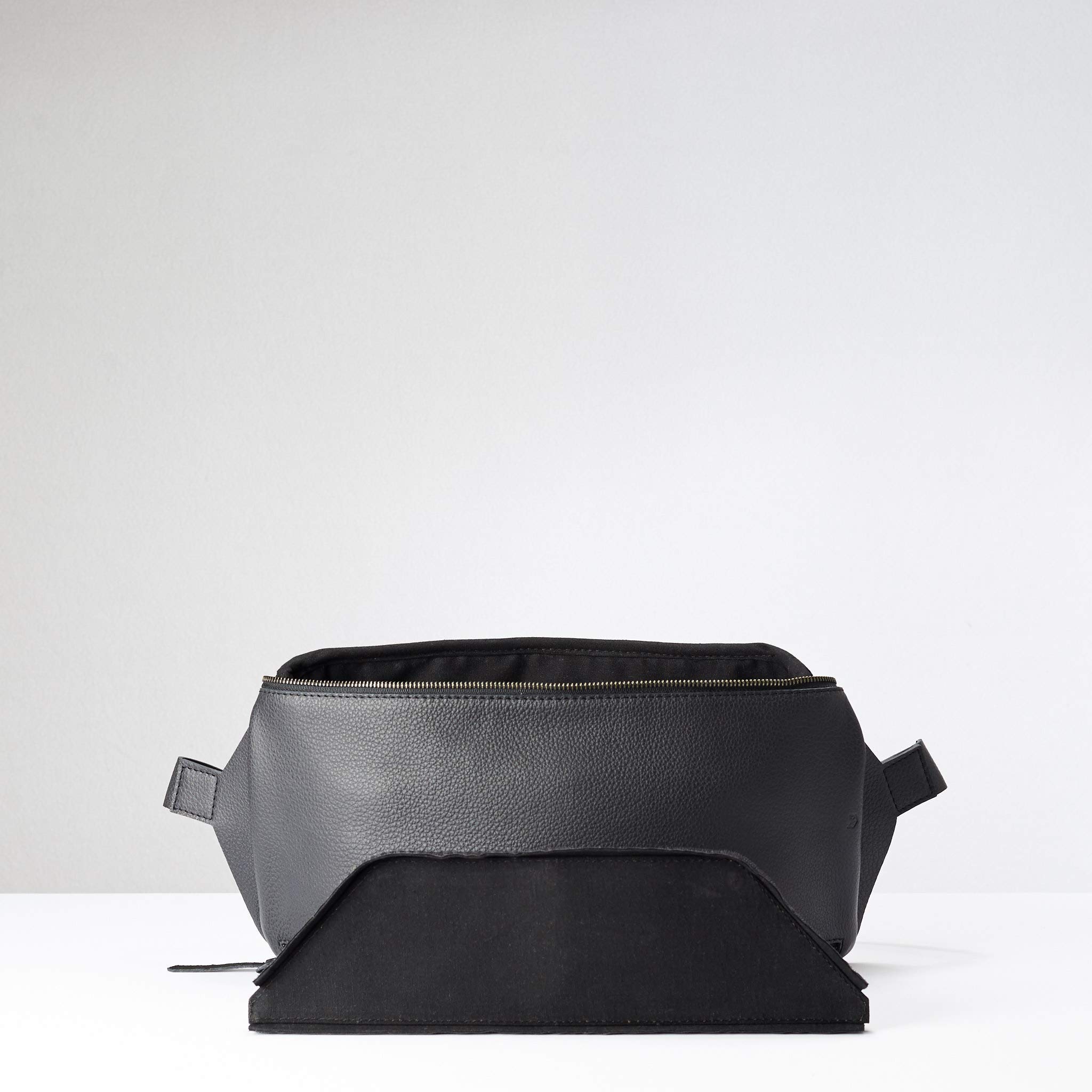 Black Leather Sling Backpack for Men - Single Strap Small Shoulder Bag - Stylish Crossbody Daypack for Street Fashion, Everyday Carry & Festivals - Perfect Gift for Travel & Urban Lifestyle
