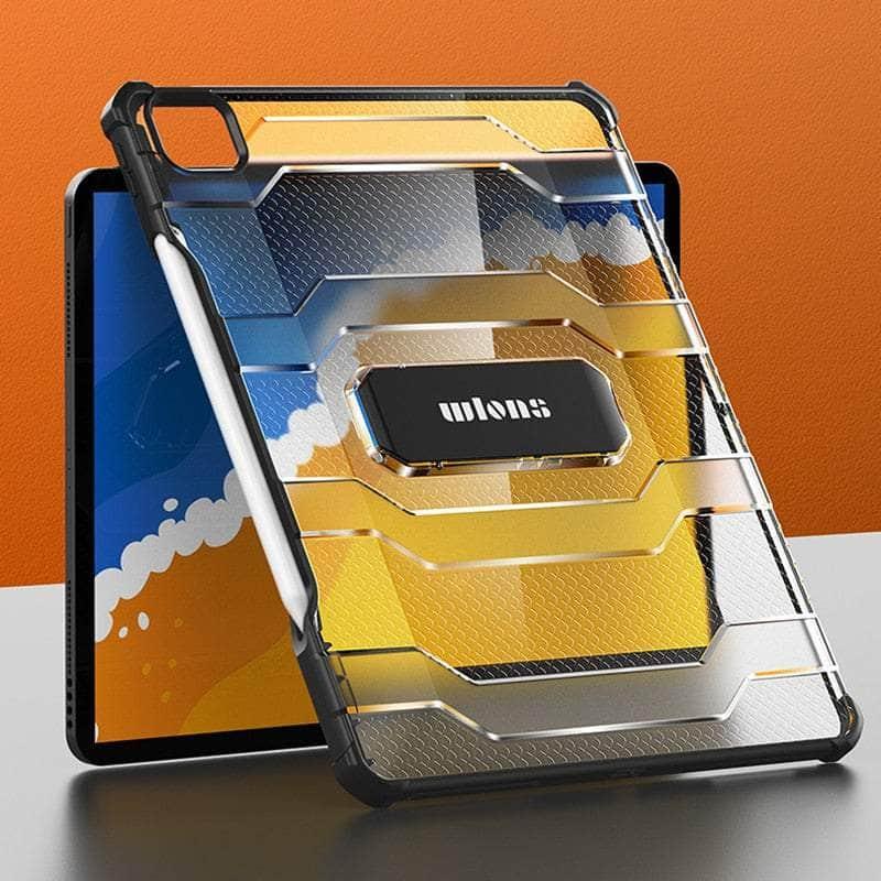 Military Shockproof iPad Air 5 Case with Rugged Kickstand - Ultimate Protection for Outdoor Adventures, Construction Sites & Extreme Environments