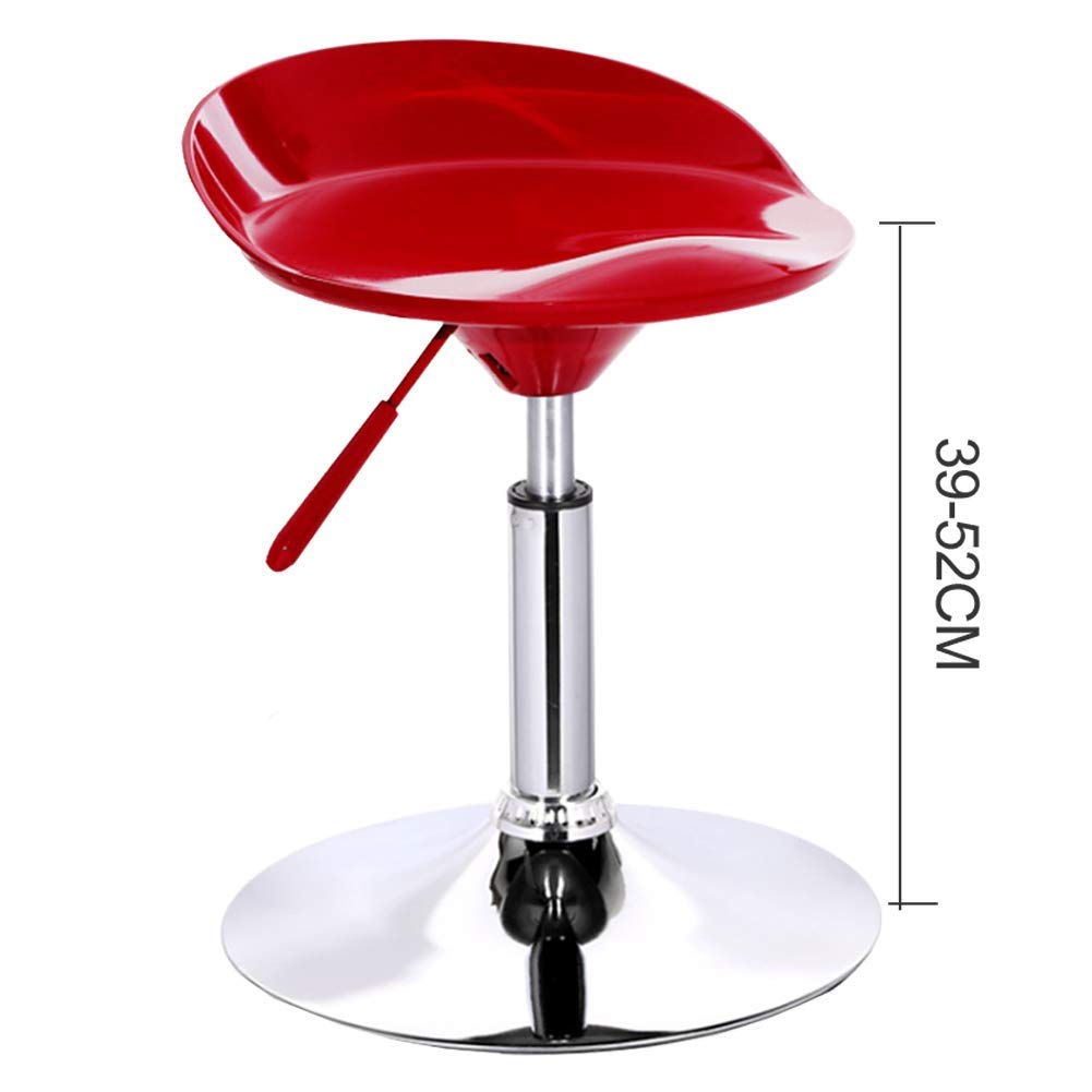 Creative ABS Bar Stool - Adjustable Height Bar Chair with Non-Slip Base for Home, Cafe & Lounge - Blue Modern Kitchen Counter Stool - Perfect for Breakfast Bars, Home Bars & Restaurant Seating