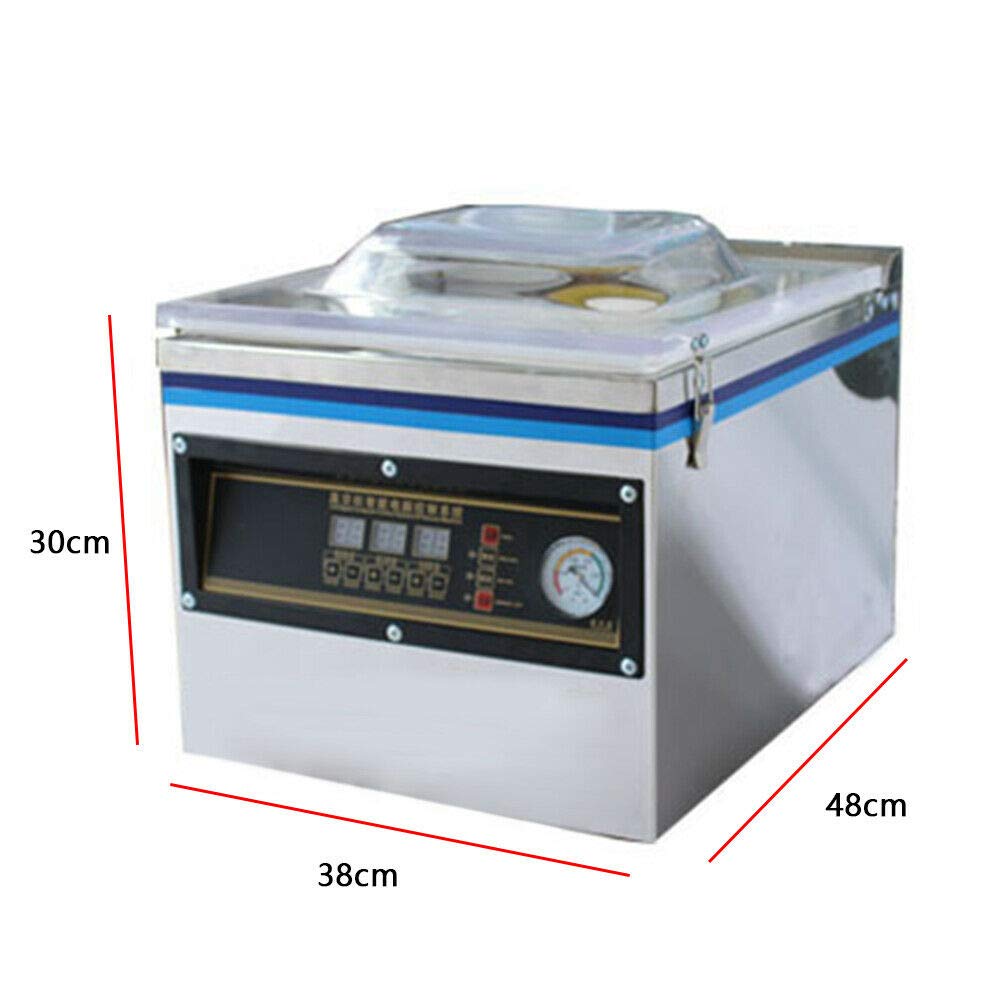 Commercial Vacuum Sealer Machine - Automatic Digital Vacuum Packing & Sealing System for Food Storage, Pharmaceuticals, Aquatic Products & Chemicals | Desktop Chamber Sealer 110V (DZ-260C) | Perfect for Home Kitchens, Restaurants, Labs & Small Businesses