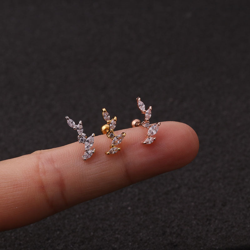 20G Cartilage Stud Earrings for Women - Minimalist Dainty Gold Earrings for Daily Wear | Perfect for Work, Date Night & Casual Outfits