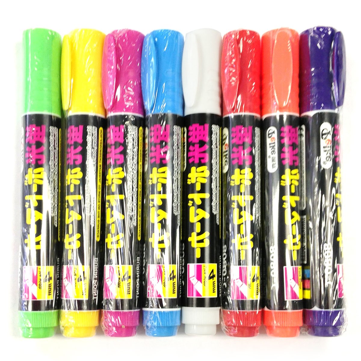 Wrapables Red Liquid Chalk Markers - 2 Pack Set for Chalkboard Signs, Windows, Mirrors & DIY Crafts - Non-Toxic, Vibrant & Easy to Use